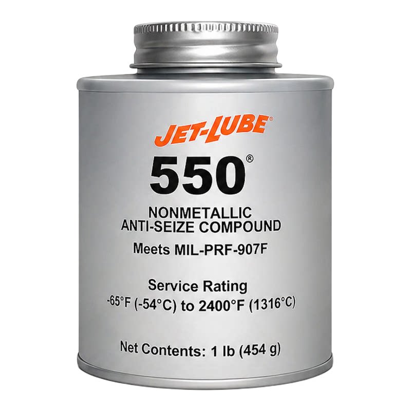 美国JET-LUBE 550 无金属防卡剂 15504 二硫化钼高温螺纹润滑脂
