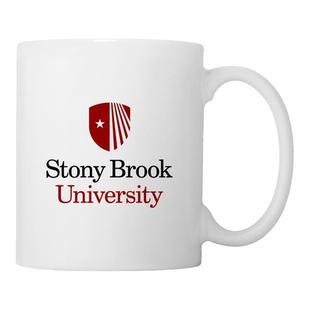 SBU纽约州立大学马克杯 陶瓷杯 咖啡杯 纪念品 茶水杯 礼品 杯子