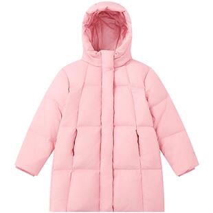 笛莎童装女童羽绒服2025冬装新款女大童厚儿童女孩保暖中长款外套