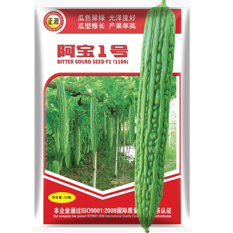 和利农正源阿宝1号苦瓜种子庭院