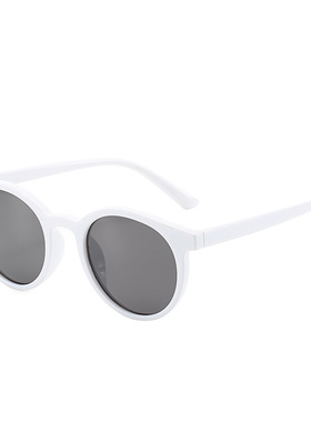 复古圆框太阳镜街拍可配近视墨镜