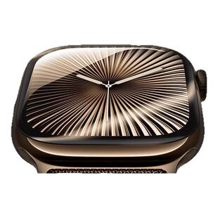 图拉斯无界膜适用苹果手表S10保护膜iWatch10手表S11S9AppleWatch11贴S8钢化S7玻璃全屏SE全包软膜水凝无尘仓