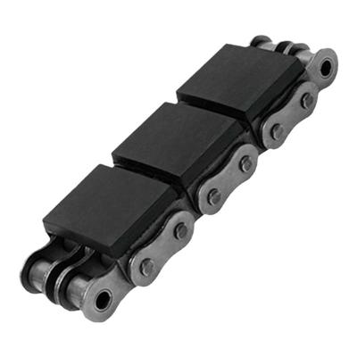 u型盖板链条双排单排工业坦克链