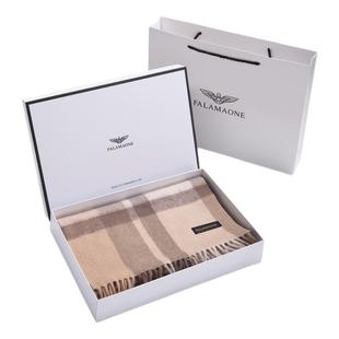 法莱阿玛尼纯羊毛围巾女款2025新款冬披肩外搭围脖轻奢高级感礼物