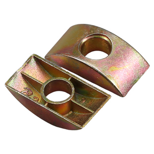 月牙垫片半圆垫圈半月螺母大班台连接件家具螺丝四合一连接件M8