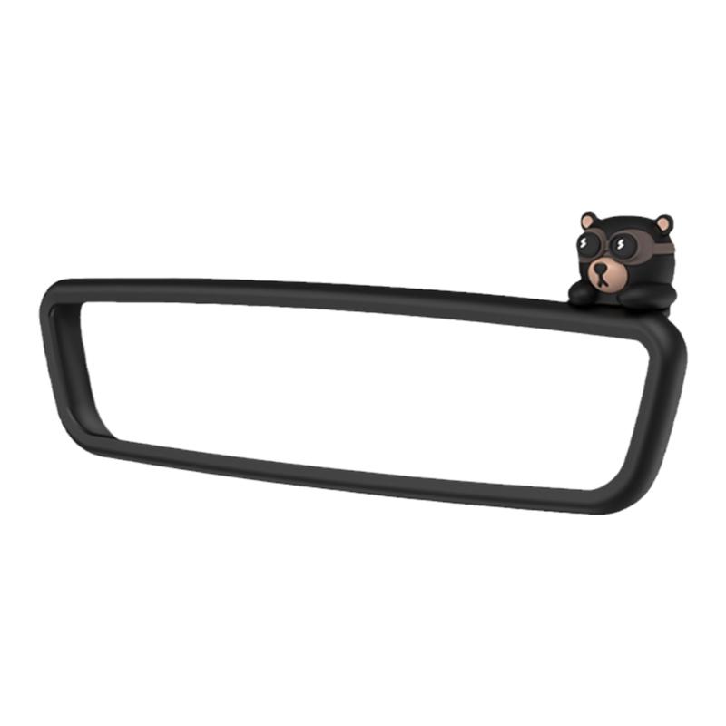 TUSK特斯拉焕新版Model3modelY内后视镜保护套硅胶框改装配件用品