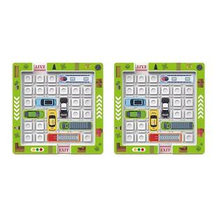 儿童玩具磁力字母停车迷宫闯关早教益智方格专注训练生日礼物游戏