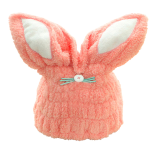 日本干发帽女宝宝浴帽 超强吸水速干发帽儿童沐浴帽加厚