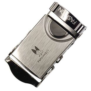 皮带扣头按压扣无牙无孔老式翻盖板扣子彩色合金卡扣平滑扣牛仔扣