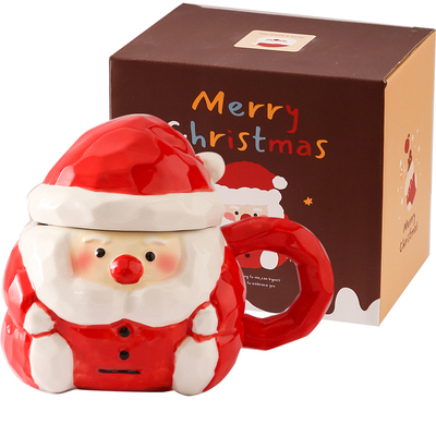 圣诞老人杯子新年生日礼物马克杯