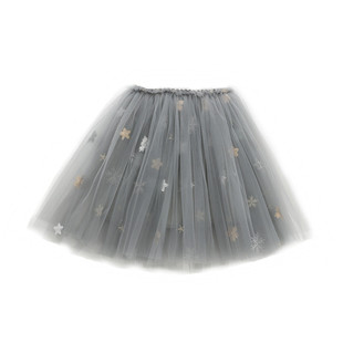 女童秋春季新款网纱半身裙星星亮片闪光小中大童短裙儿童女孩裙子