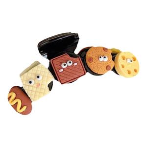 小吃货~饼干大号抓夹女2025新款高级感发夹后脑勺春夏鲨鱼夹头饰