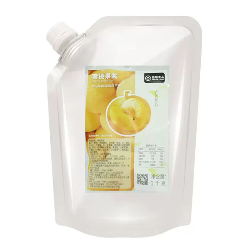 格瑞黄桃浓缩果酱奶茶店专用整箱