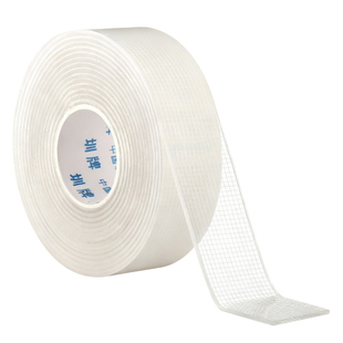 圳牌强力透明网格纳米双面胶高粘度车用粘对联固定贴墙面可撕加宽厚不留痕2厘米5宽3M长魔力无痕双面胶带专用