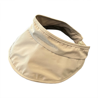 运动休闲女士春夏大檐速干空顶帽