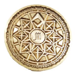 奇幻十二星座魔法阵轮盘星象火漆章火漆印章头圣诞礼品礼物封口戳