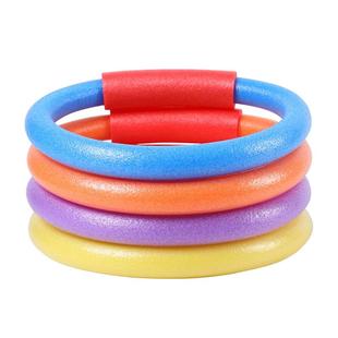 幼儿园海绵棒儿童泡沫棒海绵条软棍彩色海棉棒底座户外感统训器械