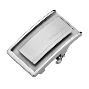 皮带扣头男3.5cm内穿式无牙扣316不锈钢裤带头3.8cm青年腰带扣头