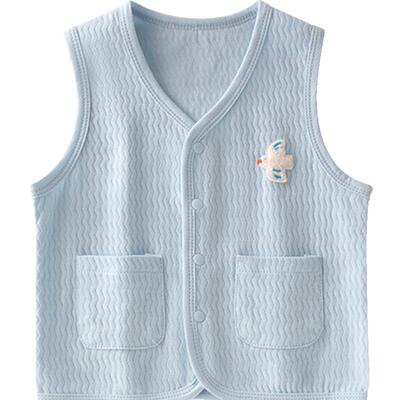 婴蓓依婴儿a类纯棉春秋款马甲