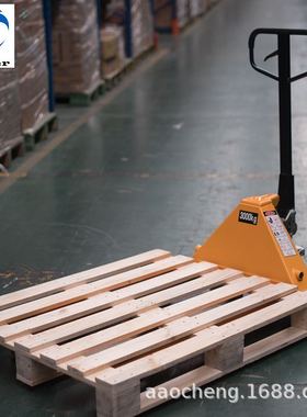 手推叉车手动液压铲车托盘搬运车DF2吨AC3T油压拖板推车地牛老虎