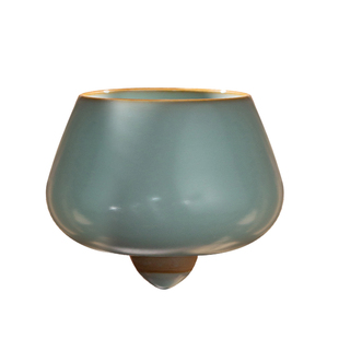 问鼎汝窑苏溪月团主人杯个人专用单杯景德镇开片陶瓷摇摇杯喝茶杯