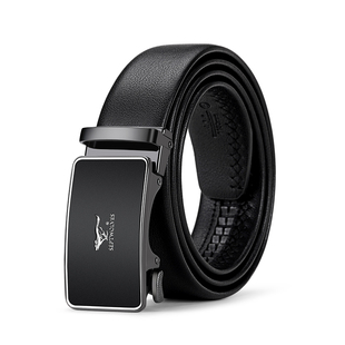 七匹狼皮带男士2025新款真皮正品高档品牌裤带男款头层纯牛皮腰带