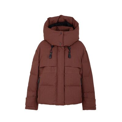 YAYA鸭鸭短款加厚羽绒服女2025秋冬新小个子百搭连帽直筒时尚外套