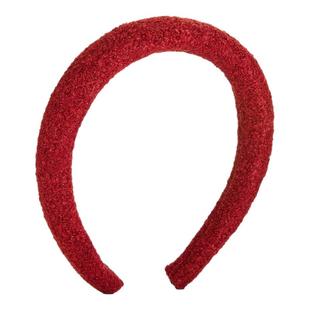 DODOGOGO红色喜庆发箍女2026新款秋冬高颅顶洗脸头箍宽边压发头饰