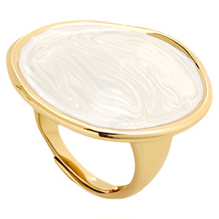 【女神礼物】Retro Chic意大利复古时尚首饰 波纹戒指小众