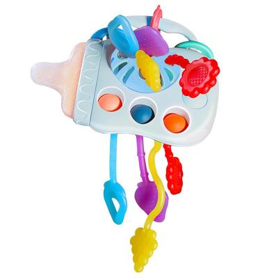 【6合1】水煮硅胶可咬拉拉乐摇铃