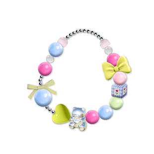 狗狗项链宠物装扮狗狗猫咪项链撞色出街潮流可爱脖圈吊坠饰品