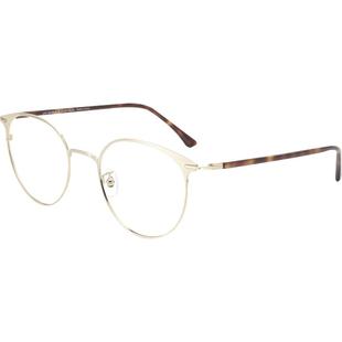 JINS睛姿含镜片19复古金属圆框近视镜可配防蓝光镜片UMF19A096