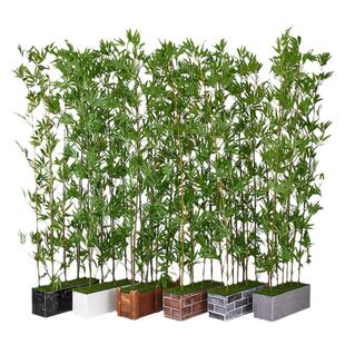 加密仿真竹子室内装饰假竹子隔断屏风挡墙造景室外装饰竹盆栽绿植