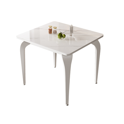 钢化玻璃家用吃饭桌子小户型2-4人正方形出租房餐桌椅组合四方桌