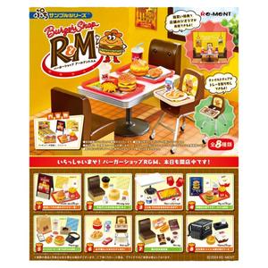 RE-MENTR&M汉堡店微缩食玩