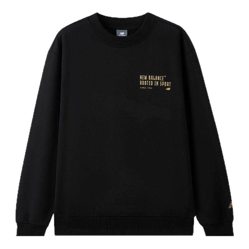New Balance NB官方正品男款秋季休闲运动舒适圆领卫衣AMT54321