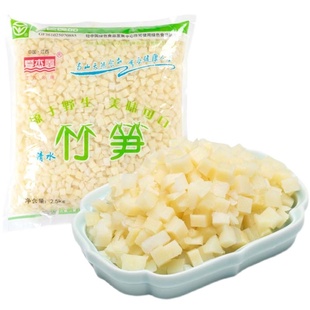 野生竹笋新鲜清水冬笋丁包子饺子馅料春笋粒整箱笋丁6袋商用30斤