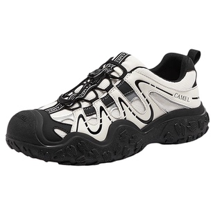 骆驼极光运动鞋2026春季新款老爹鞋户外休闲徒步登山鞋女款丑萌鞋