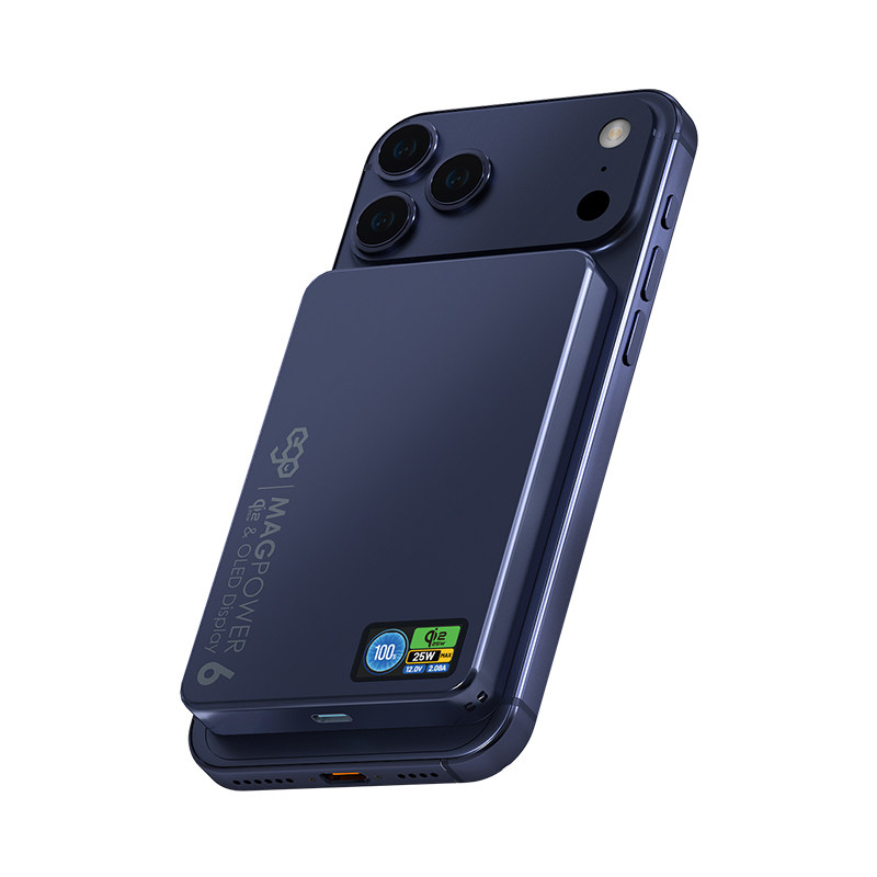 EGO MagPower 6 10000mAh外置磁吸充电宝QI2.2快速磁吸无线充电宝