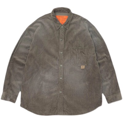 同款秋冬灯芯绒衬衫长袖日系