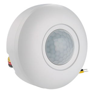 吸顶式人体感应开关220V明装走廊过道卫生间光控延时红外线传感器