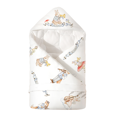 婴儿秋冬防惊跳包被新生专用防风