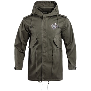 自由兵户外M51大衣中长款风衣男士春秋季潮流防风保暖女外套上衣