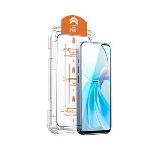 适用vivoy100i钢化膜防尘高清抗蓝光防摔VIVOY100t手机膜全屏覆盖新款贴膜神器Y100i除尘盒防爆玻璃y100t屏保