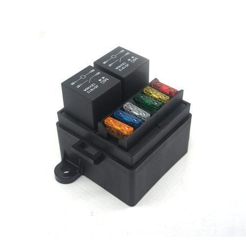 汽车房车2路直流电12V24V40A80A射灯长条灯改装大电流控制保险盒