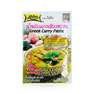 LOBO青咖喱酱泰国进口绿咖喱中辣油咖喱酱膏咖喱鸡肉拌饭鱼蛋调料