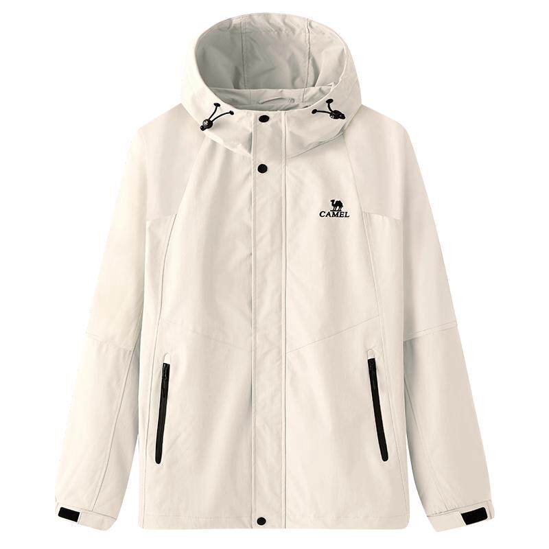 迪丽热巴同款骆驼山海夹克外套女春秋款2026户外防风防水登山服男