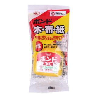 日本制手工艺木工粘合剂纸布胶水速干白乳胶多用途50克手工胶水