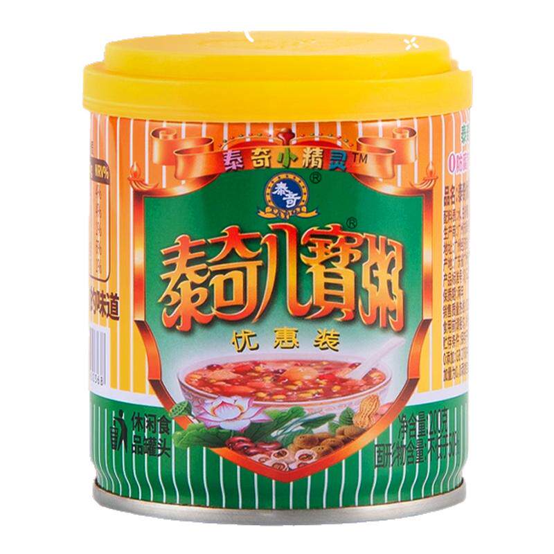 泰奇八宝粥五谷杂粮速食粥200g整箱12罐mini装红豆早餐方便代餐粥