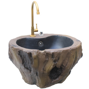 陋石坊庭院拖把池家用户外花园露台水槽拖布池阳台创意洗墩布池子